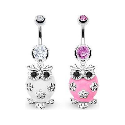 Marre piercing do pupíku sova HWNAL12441