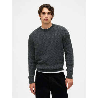 GAP Плетен пуловер от мерино вълна GAP GAP | Siv | МЪЖЕ | XS