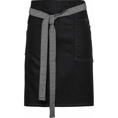 Premier PR 135 DIVISION Denim krátka zástera do pása black denim