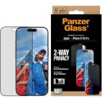 Panzer Стъклен протектор PanzerGlass - Privacy, Ultra-Wide Fit, iPhone 17/16 Pro, прозрачен (5715685025785)