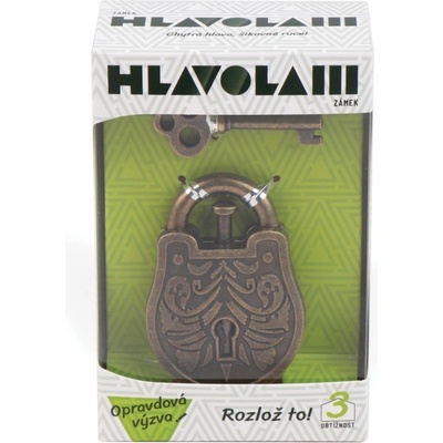 Kovový hlavolam Zámek
