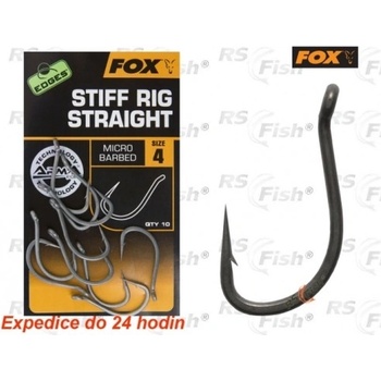 Fox Edges Stiff Rig Beaked Hooks vel.6 10 ks