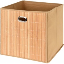 Storage Solutions úložný box Bamboo 30,5 x 31 x 31 cm hnedá