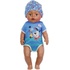 Zapf Creation BABY born s kouzelným dudlíkem černoušek 43 cm