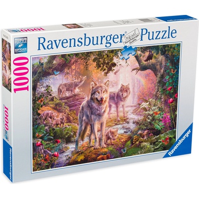 Ravensburger Пъзел Ravensburger от 1000 части - Вълци през лятото (12000465)