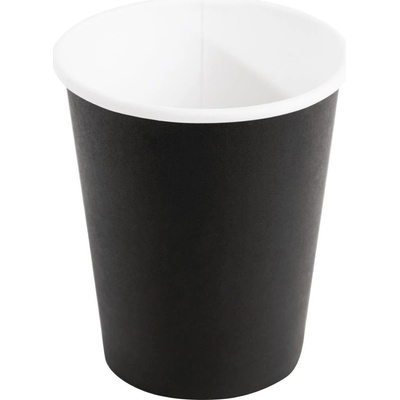 Fiesta jednorázové kelímky na horké nápoje černé 230ml