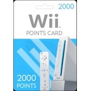 Nintendo Wii Points Card 2000 bodov