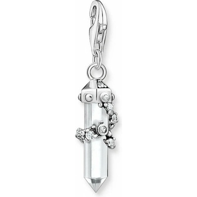 Thomas Sabo prívesok charm Milky quartz silver 1908-690 14