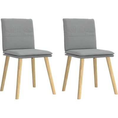 vidaXL 11461.4101255 světle šedé textil 2 ks