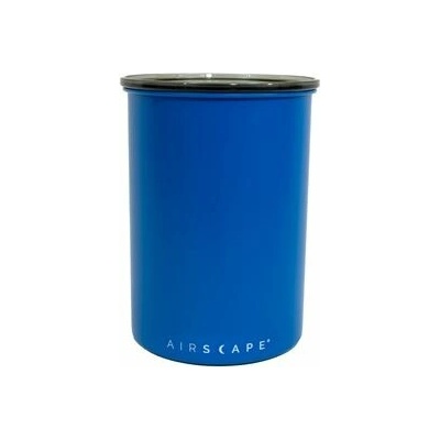 AirScape dóza na kávu matne modrá vzduchotesná nerez 500 g