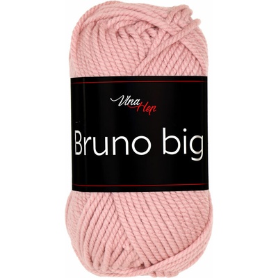 Vlna-hep Bruno big - akryl - objemná příze pro rychlé tvoření (klubko 200g) Bruno big: 406 Světle starorůžová