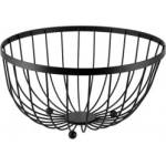 Horecano - Метална фруктиера /купа кръгла ф25xh14см черна CHARM-(HC-981670) (232028) (01981670)