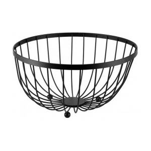 Horecano - Метална фруктиера /купа кръгла ф25xh14см черна CHARM-(HC-981670) (232028) (01981670)