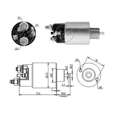 Spínač startéru Mitsubishi M0T45171