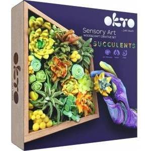 Doktorvolt Creative set Wood&Craft DIY Succulents 21x21cm Energy 10009