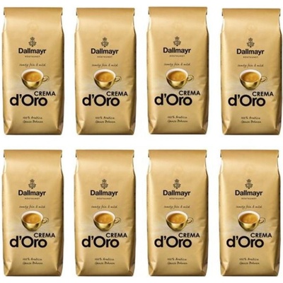 Dallmayr Crema d'Oro zrnková 8 x 1 kg