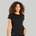 GymBeam STRIX Дамска тениска Essential Black XL
