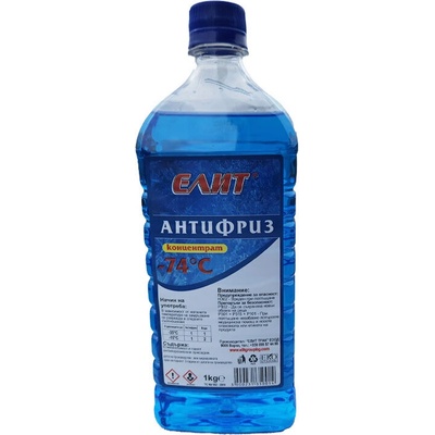 ELIT Антифриз elit Концентрат -74°c 1кг Син (elit 1l -74°c)