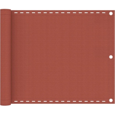 Greatstore Balkonová zástěna cihlová 75 x 600 cm HDPE