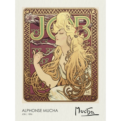 Plagát, Obraz - Job (1896), Alfons Mucha, 30 × 40 cm