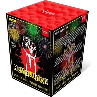 Gaoo Fireworks Ohňostroj REVOLUTION baterie 25 ran L25-4