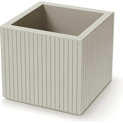 Prosperplast Kvetináč Coros štvorcový pieskový, 48 cm