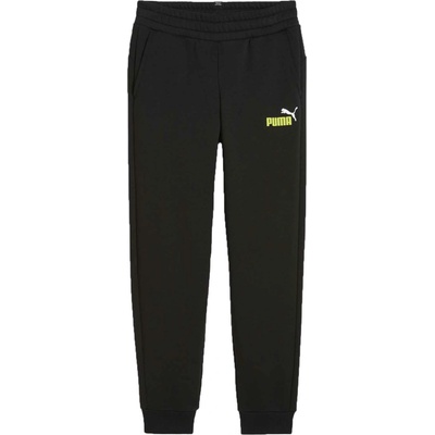 Puma ESS + 2 COL LOGO PANTS FL B čierna žltá