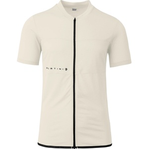 Martini Мъжка фланелка с къс ръкав за колоездене Martini Flowtrail Zip Shirt Cycling jersey - Off-White (056-3656-0211)