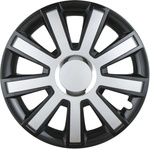 Leoplast Тасове за джанти Flash черно / сребро - 14 (WC71000)