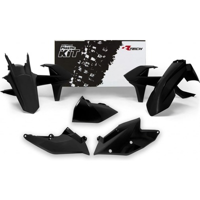 Rtech sada plastů KTM černá 5 dílů vč. levého krytu vzduch filtru