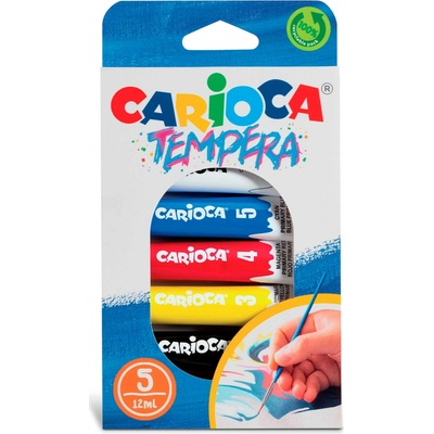 Carioca Temperové barvy 5 x 12 ml