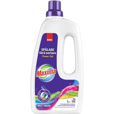 Sano Maxima Течен Перилен Препарат Mix&Wash 1л 20пр (7290102990313)