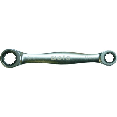 Gola Ráčnový oboustranný očkový klíč 611419
