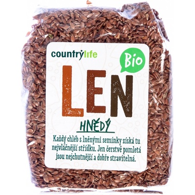 Country Life Len hnědý 300 g