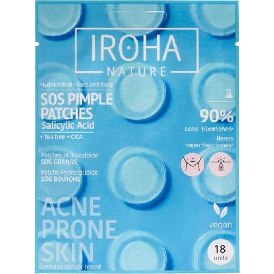Iroha Nature SOS Пластири против пъпки, 18 броя