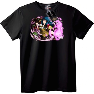 NOONEBRAND Тениска Anime Миу - XL, Black