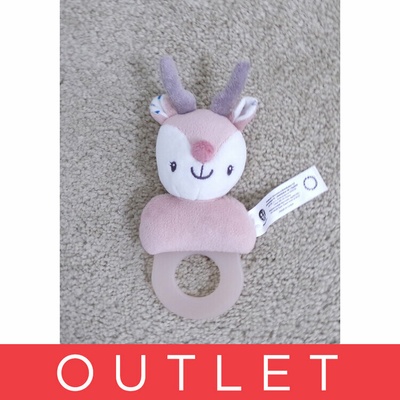 Petite&Mars hryzačka s hrkálkou srnka Suzi