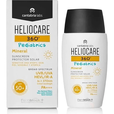 Heliocare 360 Pediatrics Mineral SPF50 50ml Facial Sunscreen - Golden