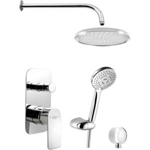 SAPHO Daphne - Душ гарнитура със скрит кран, за 2 уреда, 2 струи, хром DH943 (DH943)