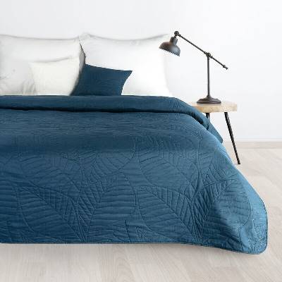 Takoy DESIGN 91 Přehoz na postel s raženým motivem listů -HF-404785 170 x 210 cm