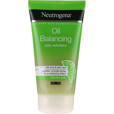 Neutrogena Oil Balancing Daily озаряващ пилинг за лице унисекс 150 мл