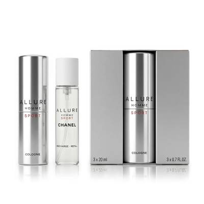 Allure Homme Sport Cologne Одеколон за мъже Впръскване със завъртане 3x20 ml