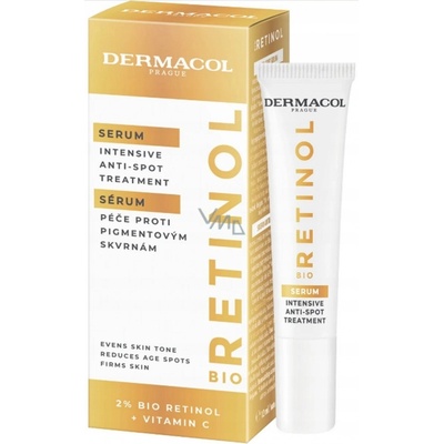 Dermacol Bio Retinol Serum Intensive Anti-Spot Treatment pleťové sérum proti pigmentovým skvrnám pro ženy 12 ml – Zboží Mobilmania