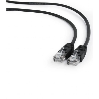 Gembird PP12-0.25M-BK patch RJ45, cat. 5e, UTP, 0,25m, čierny