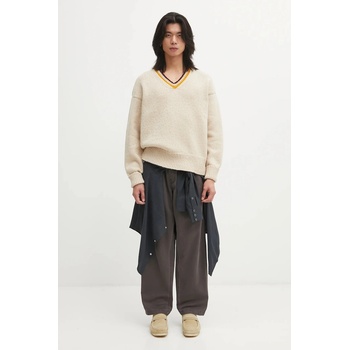 Visvim Вълнен пуловер Visvim COLLEGE V-NECK (125205012006)