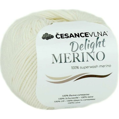 100% Merino příze - Delight bílá