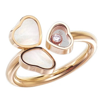 Chopard zlatý prsten Happy Hearts 82A083 5310 2010106