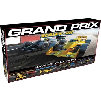 Scalextric Autodráha C1432P 1980s Grand Prix Race Set
