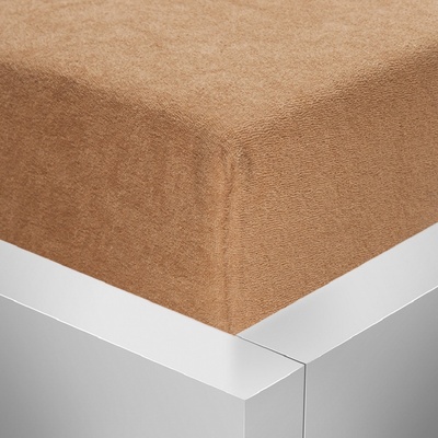 Stanex Froté napínací prostěradlo šedohnědé cappuccino 200x220