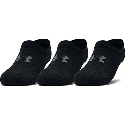 Under Armour Ultra Low Tab dámské extra nízké ponožky s bezešvou špičkou provedení 3 páry v balení černé